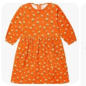 Stella Mcartney corduroy girls dress with pockets in front and on side